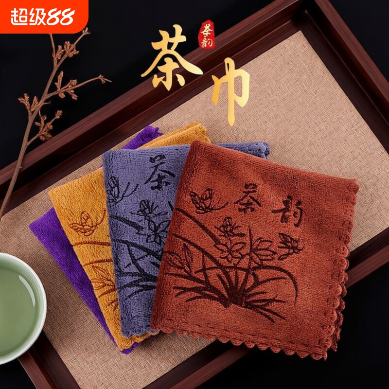 高档棉麻吸水茶巾|超3000次加购图片