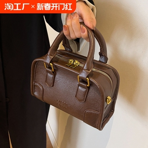 2060.bag韩版潮流手拎包女2024新款时尚百搭单肩枕头包小众斜挎包