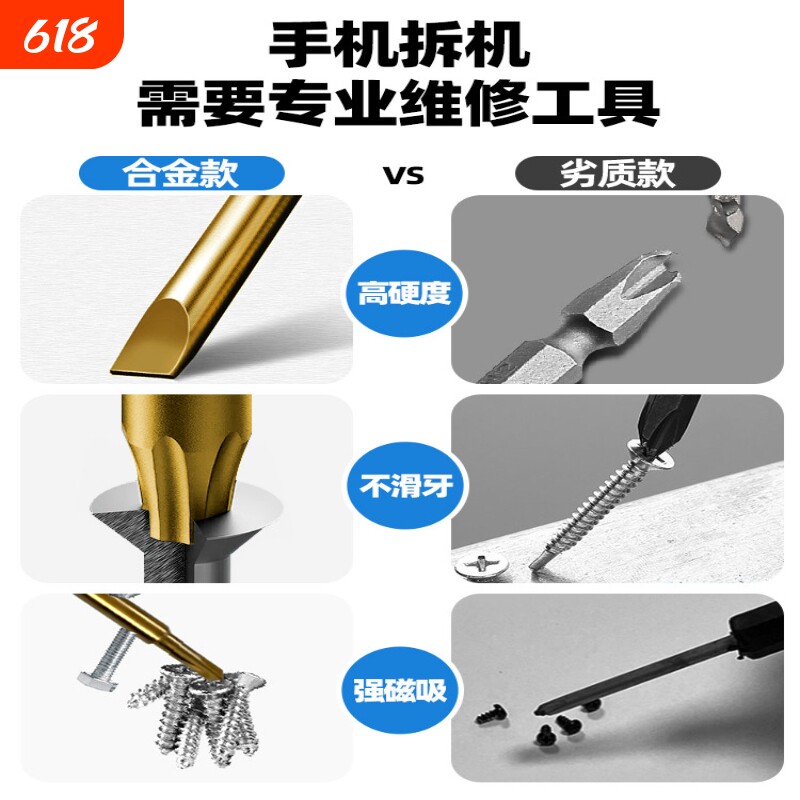 苹果手机维修专用尾部螺丝刀拆机工具套装iPhone主板电池屏幕拆装