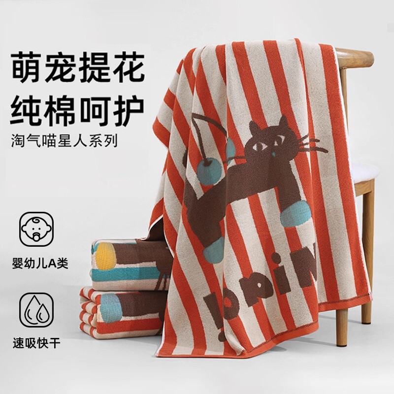儿童浴巾专用大童2025新款全棉冬加厚吸水速干柔软不掉毛洗澡毛巾