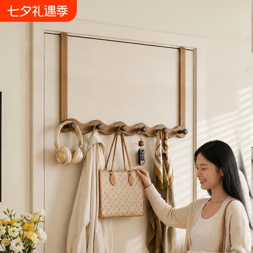 门后挂钩免打孔挂衣架挂门置物架