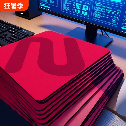 卓炽威细面鼠标垫电竞游戏适用FPS无畏契约办公专用垫底部防滑