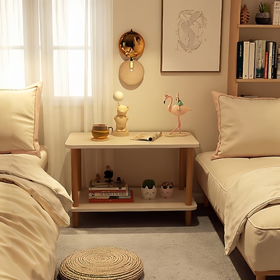 小型床头柜卧室家用夹缝迷你床边小桌子出租屋简易沙发边几置物架