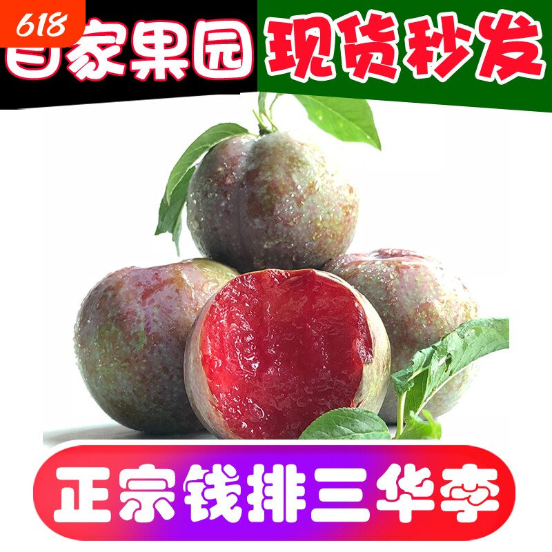 2026早熟三华李新鲜3斤当季现摘红心李酸脆孕妇爱食水果酸脆李子