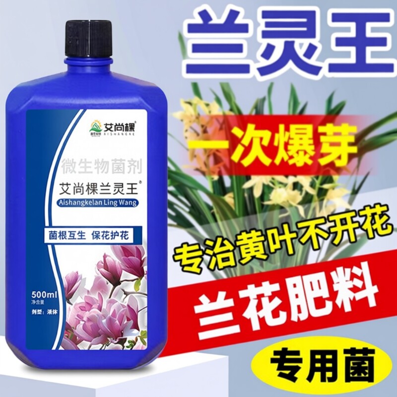 兰灵王兰花专用肥营养液肥料促花多箭兰菌药蝴蝶兰科兰陵王活化剂