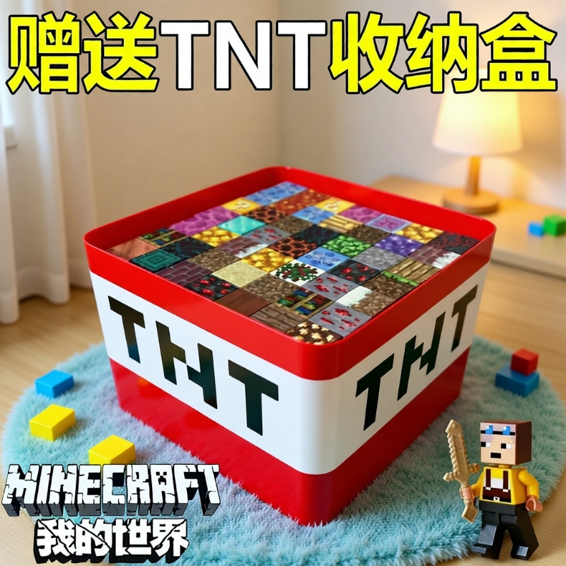 积木我的世界磁力方块全套正版女男孩拼图儿童益智拼装磁铁玩具