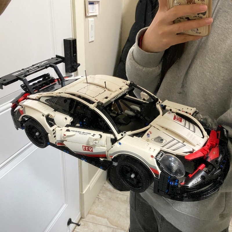 【全网爆款】保时捷911积木车模