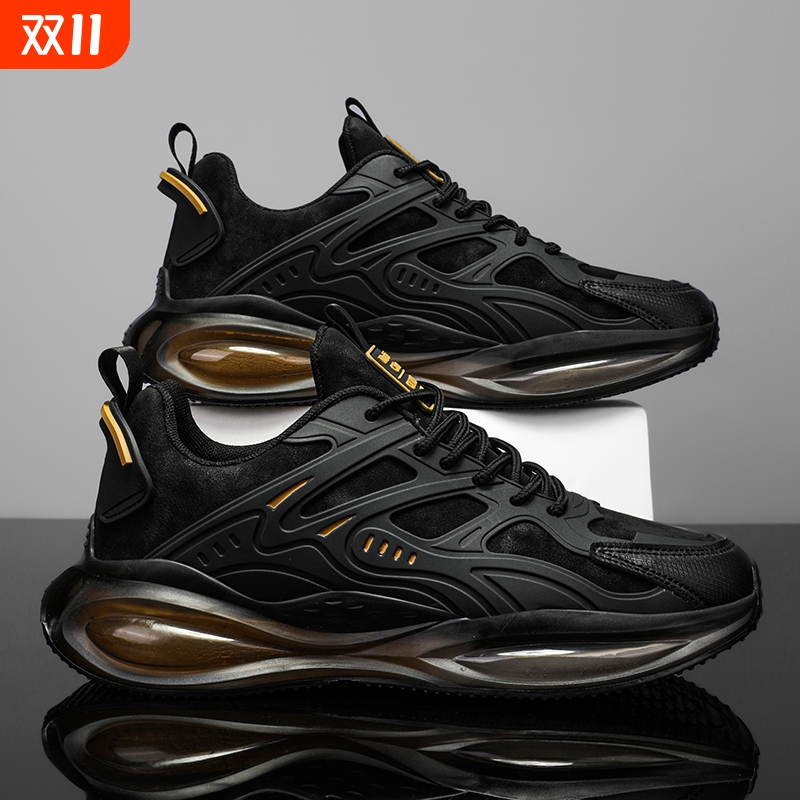 黑武士男鞋秋季特大码运动休闲鞋45老爹鞋46加宽加大47跑步潮鞋48