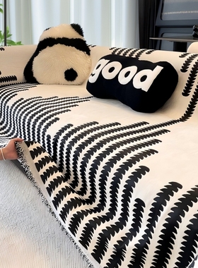 沙发盖布巾雪尼尔2025新款加厚四季全盖沙发毯垫套罩高级感防滑