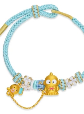 小众设计感精致卡通金属小丑鱼编织手链简约百搭高级感可爱手饰女