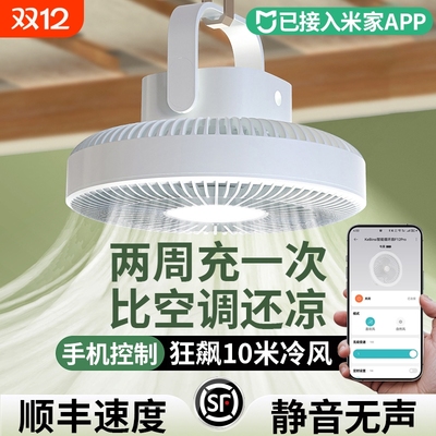 [已接入米家APP]充1次用7天吊扇