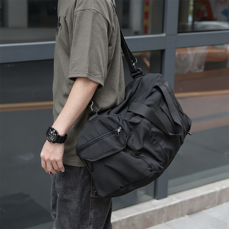 大容量短途旅行包男款出行休闲手提袋行李包运动健身包斜挎包男包
