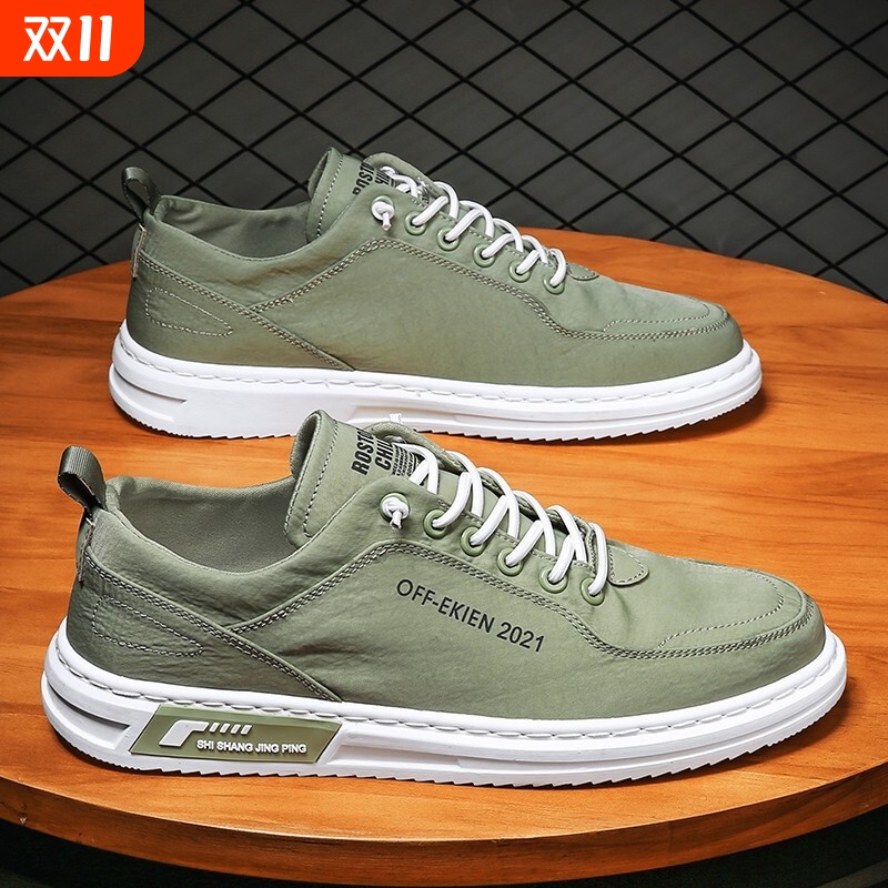 2025帆布鞋男春季新款软男鞋韩版潮流百搭运动休闲鞋透气轻便板鞋