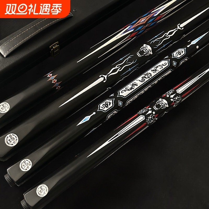 台球杆小头一体通杆桌球杆男女生专用杆雷神g3g5中十大品牌热销榜