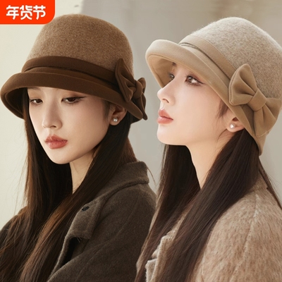 羊毛呢秋冬渔夫帽|超1000次加购