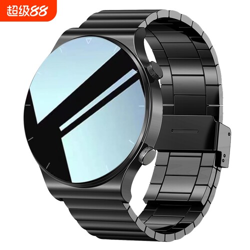 华强北新款watch4智能运动手表蓝牙通话心率血糖监测多功能手血压顶配版防水打电话听歌健康音乐睡眠连接微信