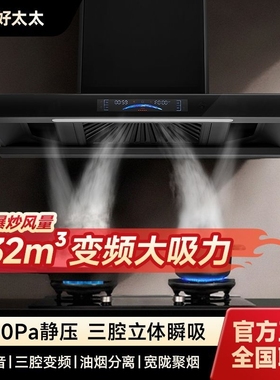 抽油烟机50cm600mm700/90cm家用小尺寸顶吸烟机变频大吸力大功率