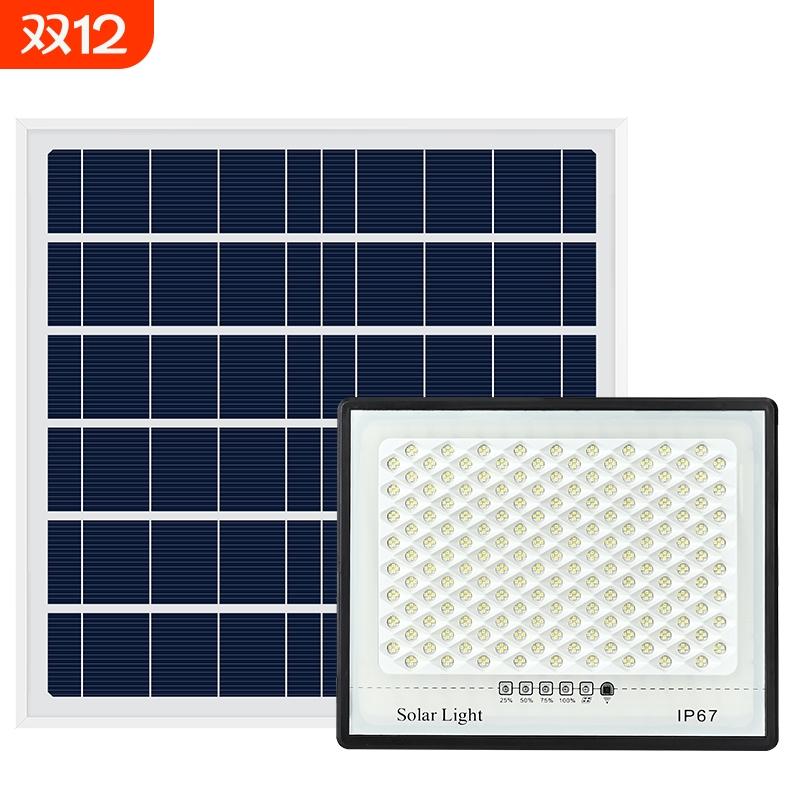 太阳能灯户外庭院灯家用投光灯花园太阳能壁灯超亮led道路灯工厂