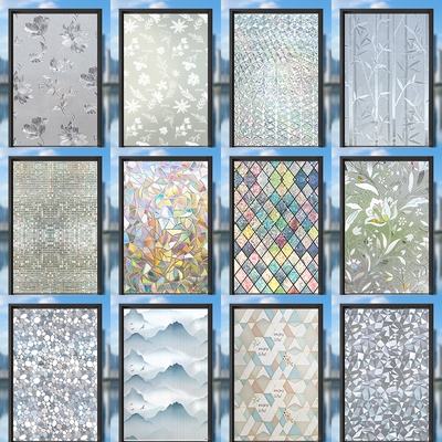 窗户磨砂玻璃贴纸透光不透明防走光纸卫生间浴室防窥窗纸遮光贴膜