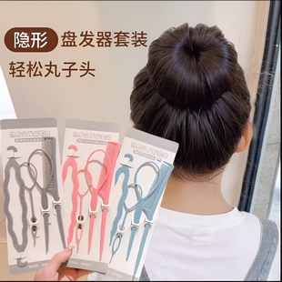 儿童编工具盘发造型神器拉发针儿女童扎头发懒人掏发器穿发辫子