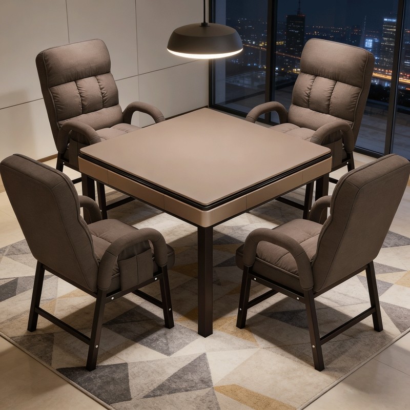 麻将机椅子棋牌室专用四把一套久坐舒服棋牌椅电脑椅麻将扶手高级