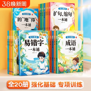 词语积累大全训练语文强基强化训练量词反义词小学一二年级成语知识大全小学生aabb式易错字关联词多音字专项叠词符号阅读标点