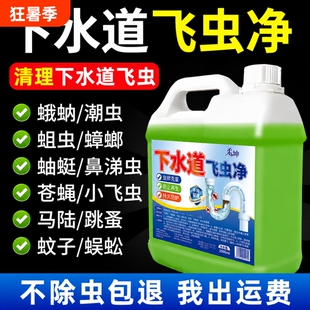 强力下水道小飞虫净管道疏通剂除臭卫生间厕所地漏清洁剂除去清新