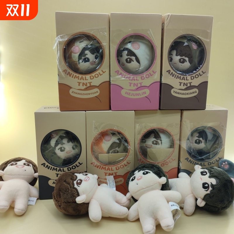 正版时代少年团TNT全套3.0属性10厘米棉花娃娃新年礼物娃衣公仔