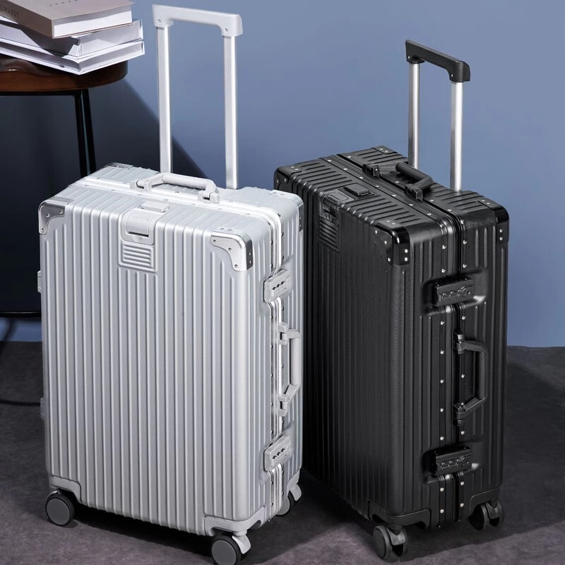 旅行箱行李箱铝框20拉杆箱24女男学生26登机密码皮箱子28寸大