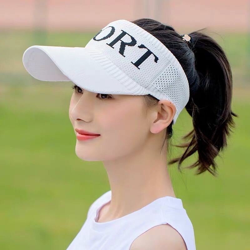 薄款帽子女夏季防晒空顶遮阳帽防紫外线跑步新款鸭舌太阳帽帽檐图片