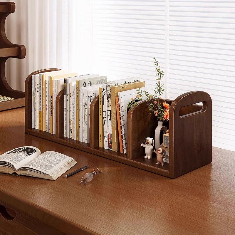 办公室工位桌上书架书桌桌面书立架宿舍书本收纳置物架床头小书柜