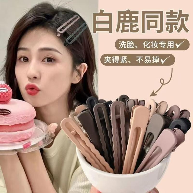 女款发夹侧边刘海夹2025新款无痕鸭嘴夹一字发卡夹子头饰边夹碎发