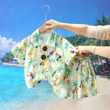 新款男童夏装套装2025个性宝宝海边度假衣服儿童沙滩服时尚短袖12