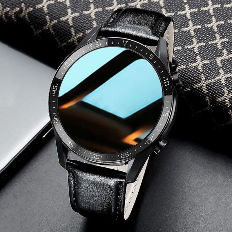 【多种运动监测】酷雍圆屏智能手表蓝牙通话测心率防水接打电话男