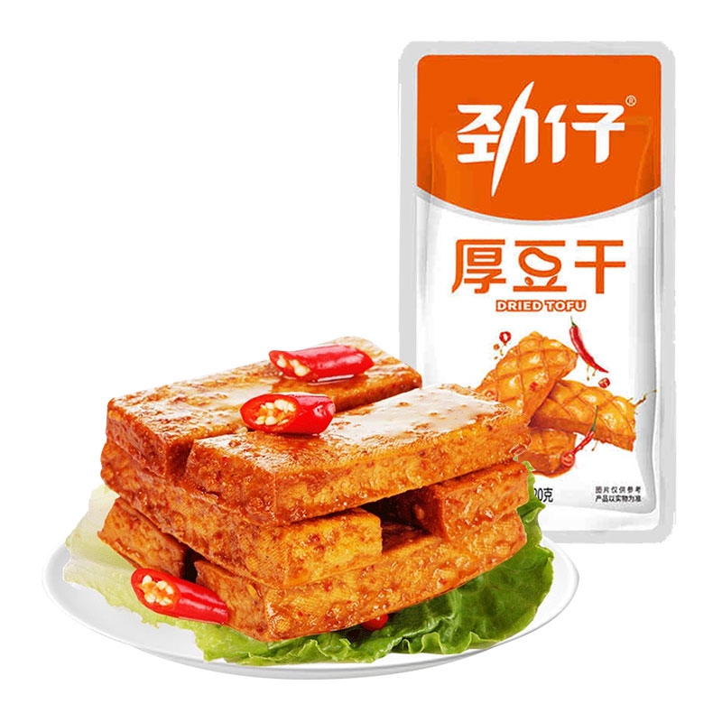 劲仔厚豆干20g香辣卤味素食豆腐干面筋小零食小吃休闲食品即食