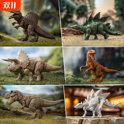 布鲁可积木人恐龙自然集霸王龙