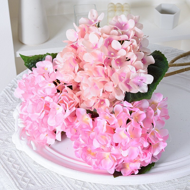 大绣球仿真花婚礼布置加密假花造景婚庆装饰摆件绢花拱门引路花朵