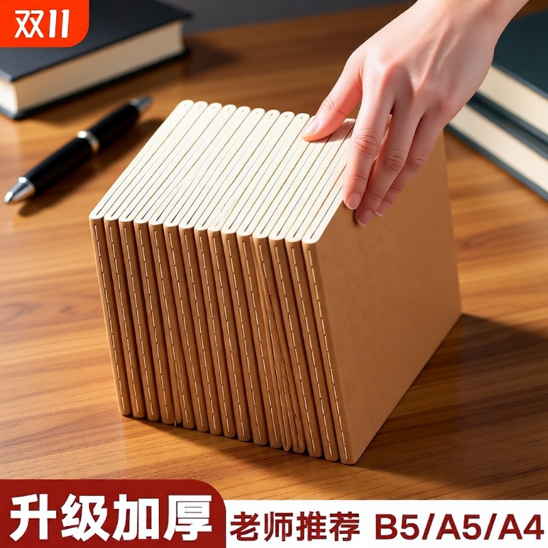 梦瑾牛皮纸笔记本子源头厂家直销