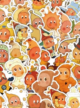 415张TwinkleTwinkle星星人贴纸PPMT卡通可爱图案手机壳笔记本行