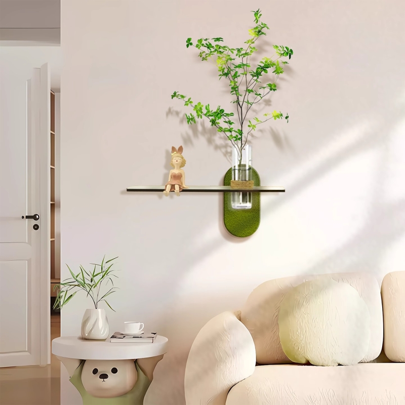 DIY客厅挂画水培绿植装饰画小清新2025新款高级感现代简约墙壁