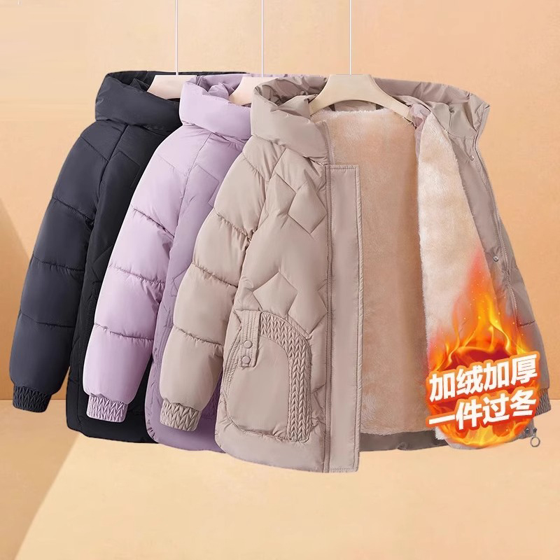 中老年妈妈秋冬棉服奶奶上衣休闲