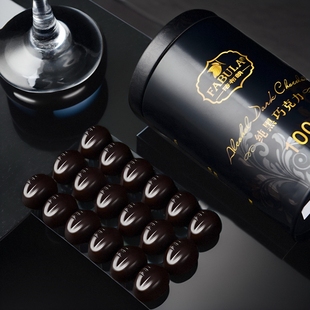 法布朗纯黑巧克力可可脂100%无蔗糖85%70%含糖休闲零食150克 2罐