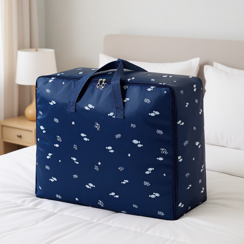 搬家打包袋被子收纳袋装衣物棉被防霉防潮防尘大容量储物袋手提装