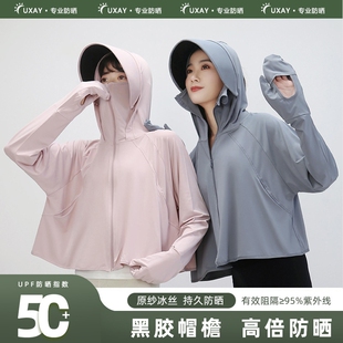 焦下冰丝防晒衣女2026新款防紫外线轻薄款透气薄纱外穿女士防晒服