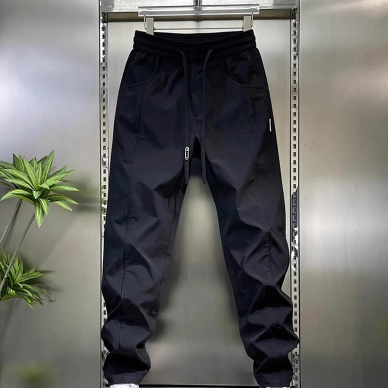 专柜休闲裤子男美式束脚工装裤修身春秋款百搭时尚韩版修身裤耐磨