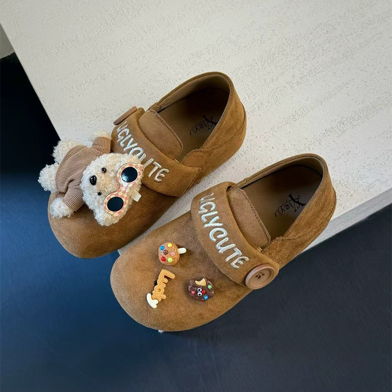 内增高勃肯鞋女2025年秋季新款软底不累脚一脚蹬女鞋可爱卡通单鞋