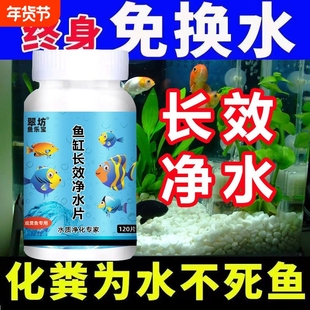 鱼缸净水剂净化水质清澈剂硝化细菌养鱼专用不伤鱼浑水立清常备