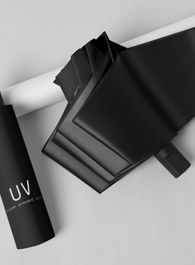 手动黑胶太阳伞雨伞女男晴雨两用全自动防晒防遮阳加固绿色超强