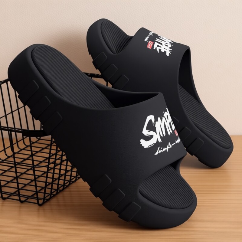 踩屎感男士拖鞋男款夏季外穿2025新款厚底防滑防臭户外运动凉拖女