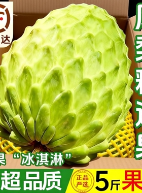 顺丰释迦果新鲜现摘番荔枝5斤凤梨牛奶佛头檎摩尼果当季水果3热带